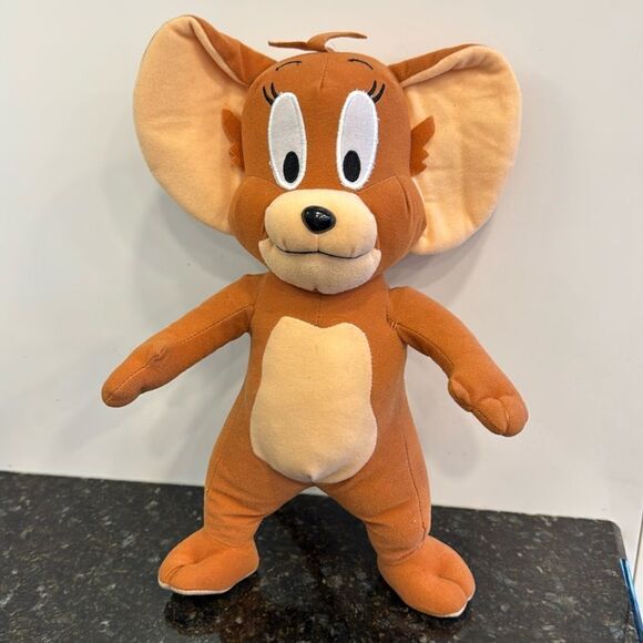 Tom And Jerry 2017 Jerry Mouse 14” Plush Toy Factory. Turner Entertainment - Picture 1 of 10